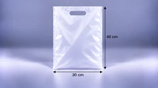 نایلکس پایپی دسته موزی (کالکی) 40 * 30 (خام)
